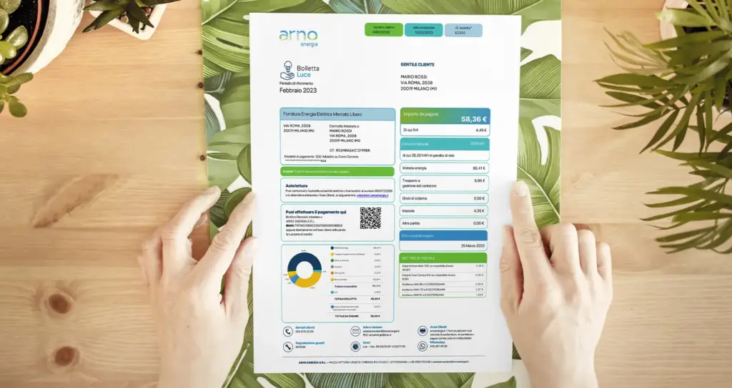 Arno Energia Guida Bolletta Luce